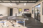 Game room next to pool - Ping pong